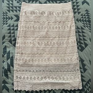 Maurice’s Size 1x Skirt Cream